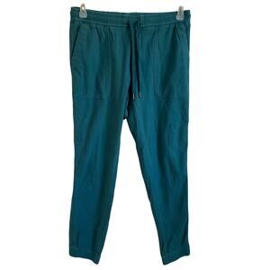 Athleta Small Farallon Teal Blue Jogger Pants Casual Athleisure Loungewear
